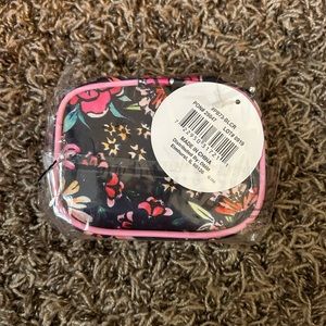 Pink Floral Pill & Vitamin Clutch